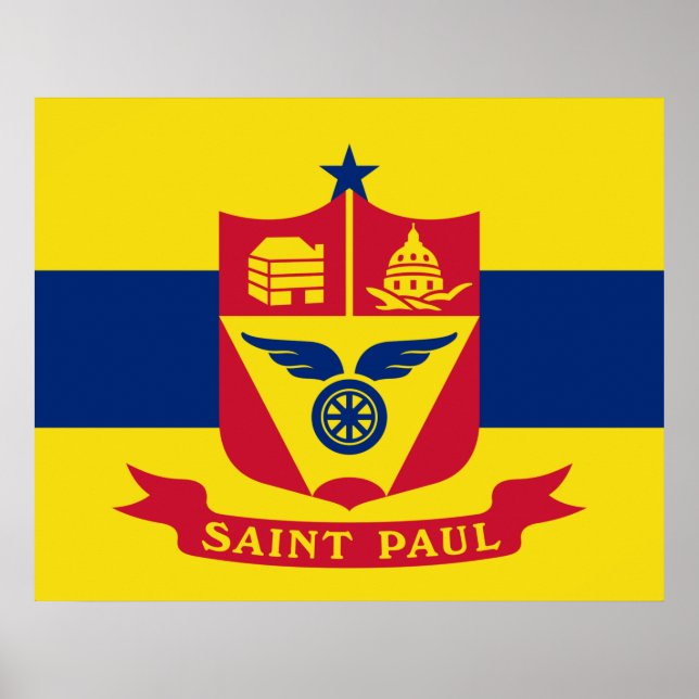Flag of Saint Paul (Minnesota) Poster (Front)