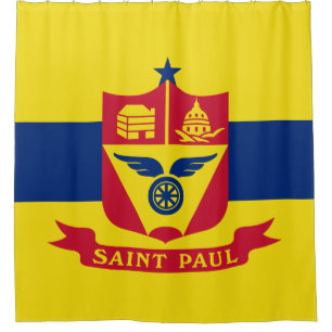 Flag of Saint Paul (Minnesota) Shower Curtain