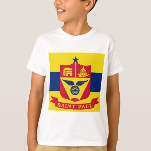 Flag of Saint Paul Minnesota T_Shirt