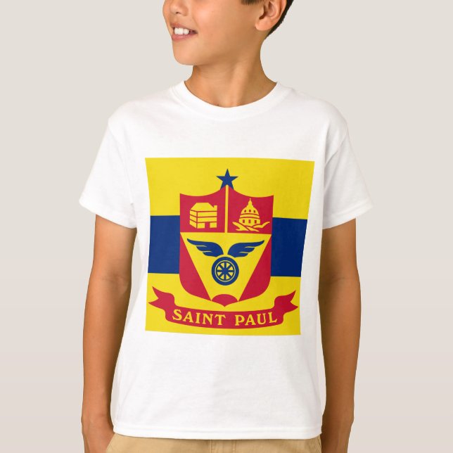 Flag of Saint Paul (Minnesota) T-Shirt (Front)