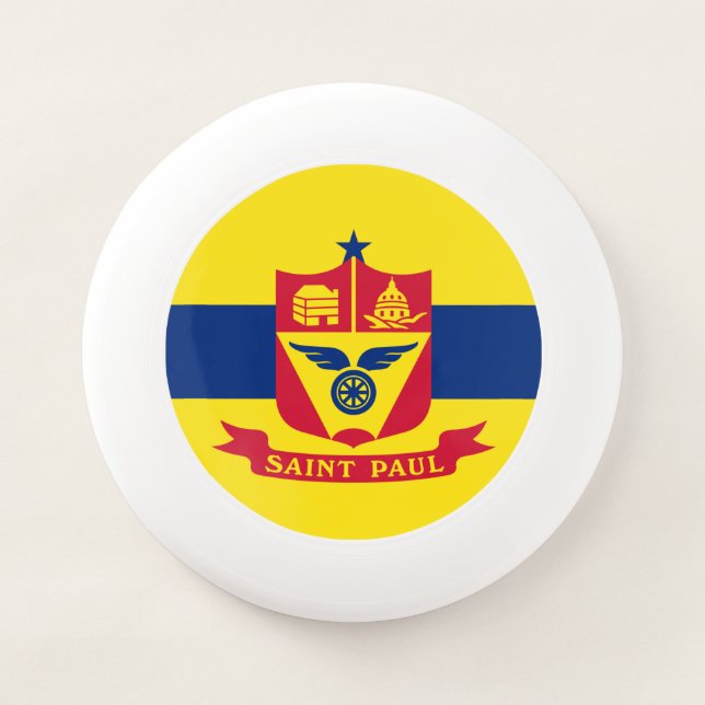 Flag of Saint Paul (Minnesota) Wham-O Frisbee (Front)
