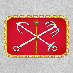 Flag of Saint Petersburg, Russia Patch
