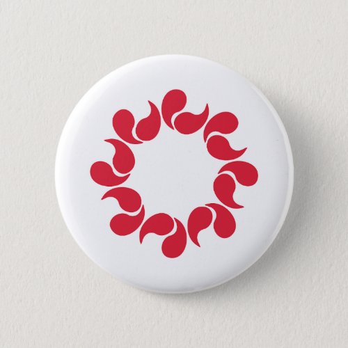 Flag of Saitama Prefecture Japan Button