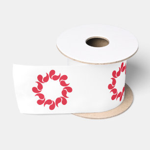 Flag of Saitama Prefecture, Japan Satin Ribbon