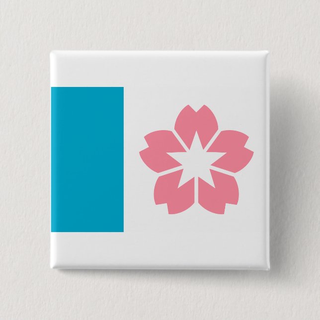 Flag of Salem, Oregon Button (Front)