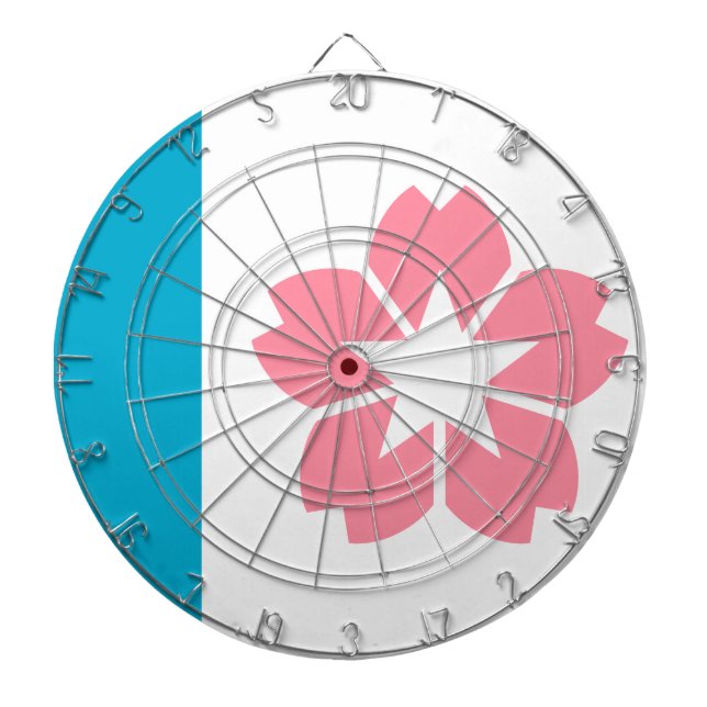 Flag of Salem, Oregon Dart Board (Front)