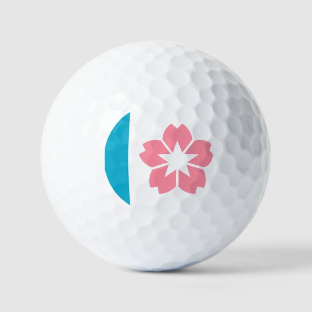 Flag of Salem, Oregon Golf Balls (Front)
