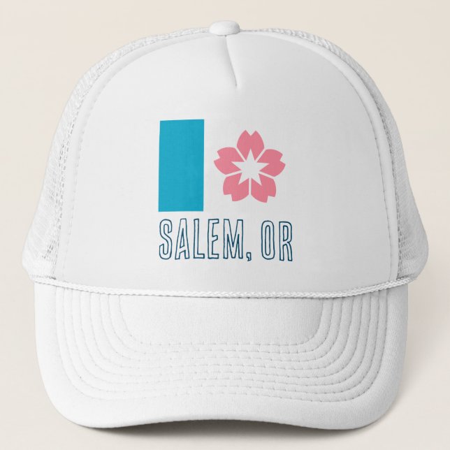 Flag of Salem, Oregon Trucker Hat (Front)