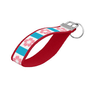 Flag of Salem, Oregon Wrist Keychain