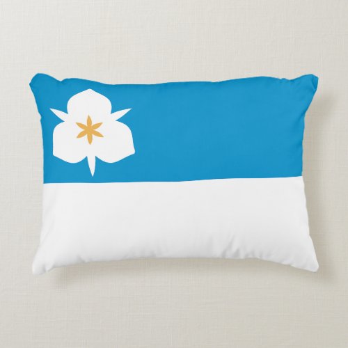 Flag of Salt Lake City Utah Accent Pillow