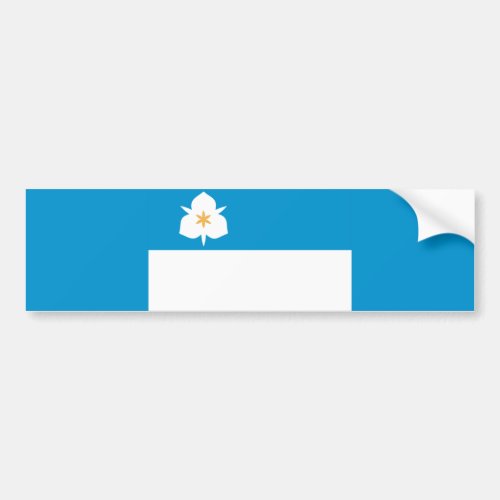 Flag of Salt Lake City Utah Bumper Sticker