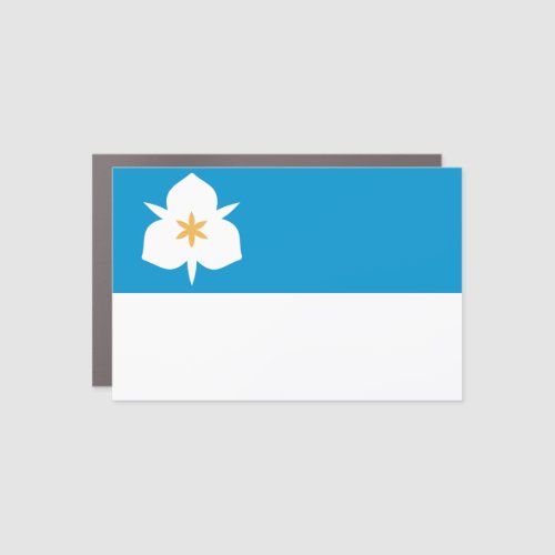 Flag of Salt Lake City Utah Car Magnet