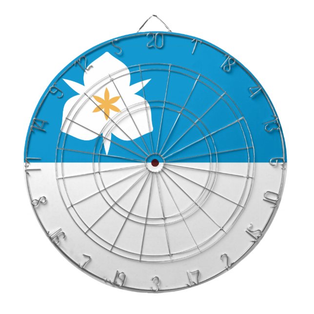 Flag of Salt Lake City (Utah) Dart Board (Front)