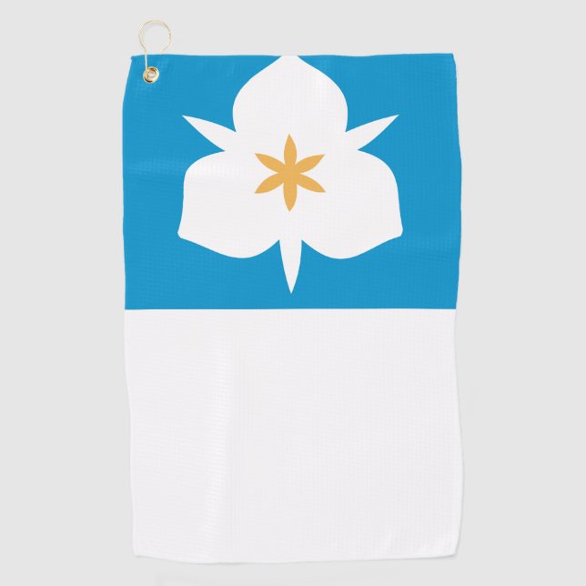 Flag of Salt Lake City, Utah Golf Towel (Front)