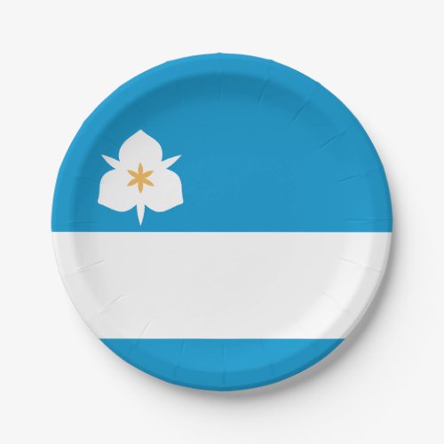 Flag of Salt Lake City Utah Paper Plates