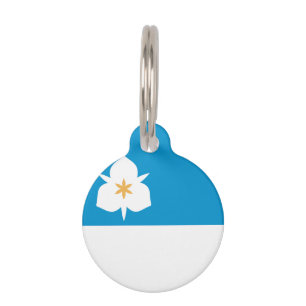Flag of Salt Lake City, Utah Pet ID Tag