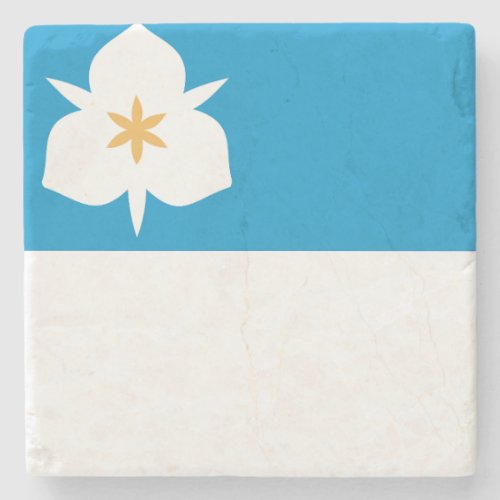 Flag of Salt Lake City Utah Stone Coaster