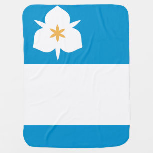 Flag of Salt Lake City, UtahParty Hat Baby Blanket
