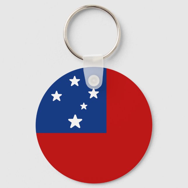 Flag of Samoa Keychain (Front)