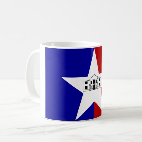 Flag of San Antonio Texas Coffee Mug