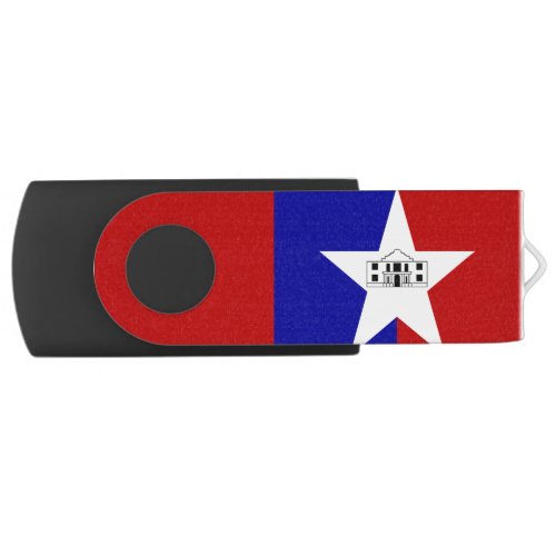 Flag of San Antonio Texas Flash Drive