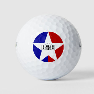 Flag of San Antonio, Texas Golf Balls