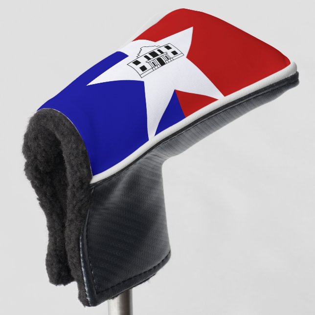 Flag of San Antonio, Texas Golf Head Cover (3/4 Front)
