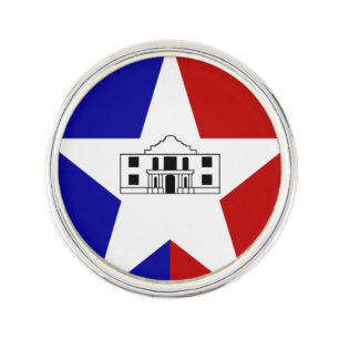 Flag of San Antonio, Texas Lapel Pin
