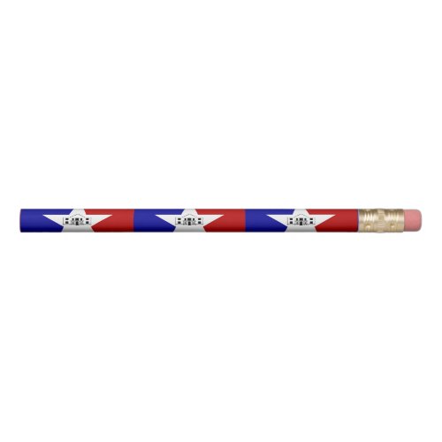 Flag of San Antonio Texas Pencil