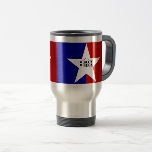 Flag of San Antonio Texas Travel Mug