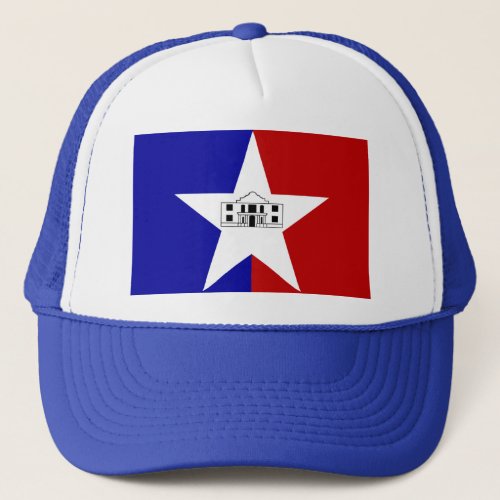 Flag of San Antonio Texas Trucker Hat