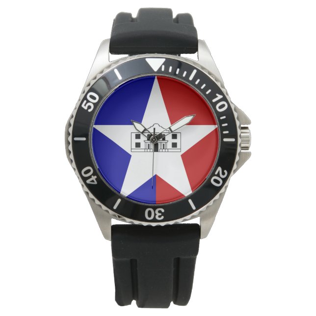 Flag of San Antonio, Texas Watch (Front)