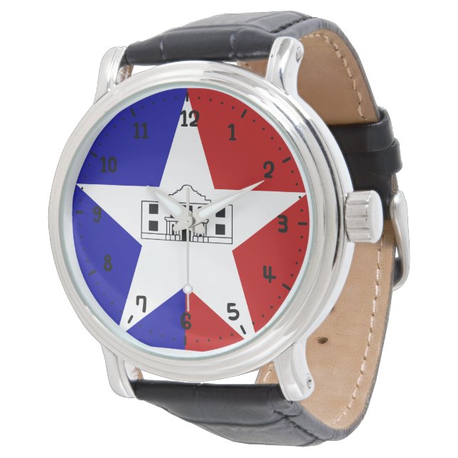 Flag of San Antonio, Texas Watch (Angled)