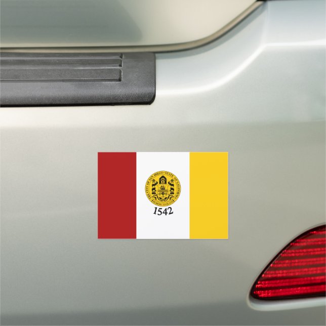 Flag of San Diego, California Car Magnet (In Situ)