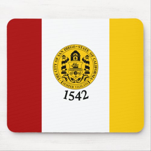 Flag of San Diego California Mouse Pad