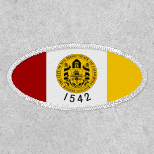 Flag of San Diego, California Patch