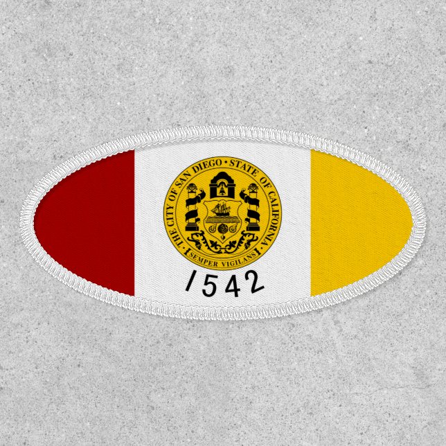 Flag of San Diego, California Patch (Front)