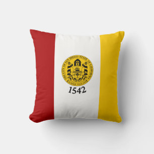Flag of San Diego, California Throw Pillow