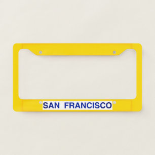 Flag of San Francisco, CA License Plate Frame