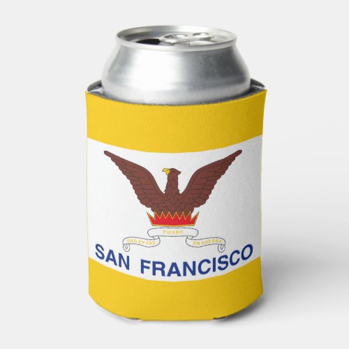 Flag of San Francisco California Can Cooler