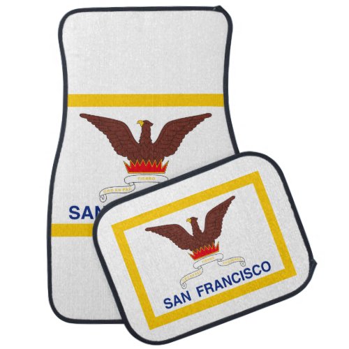 Flag of San Francisco California Car Floor Mat
