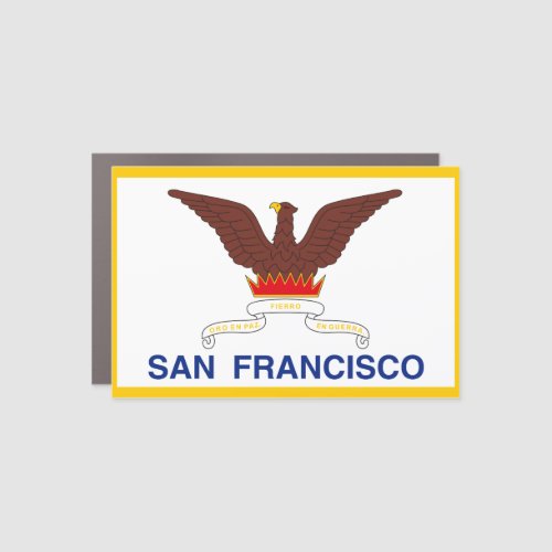 Flag of San Francisco California Car Magnet