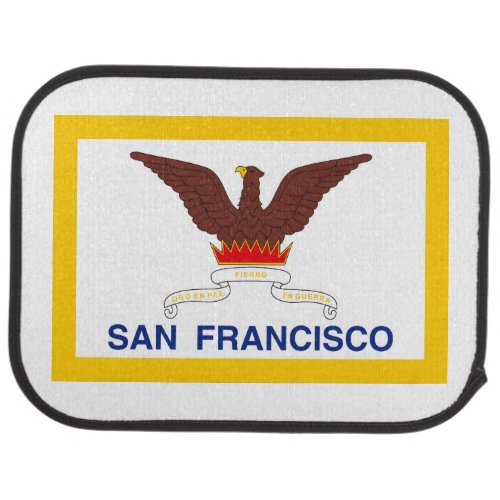 Flag of San Francisco California Car Mat