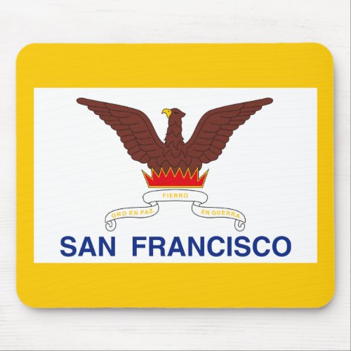 Flag of San Francisco California Mouse Pad