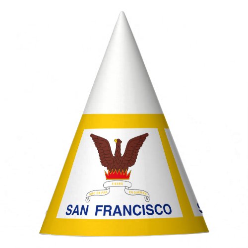 Flag of San Francisco California Party Hat