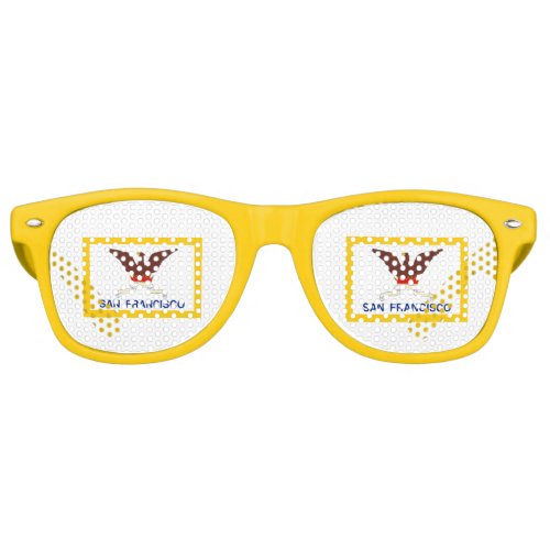 Flag of San Francisco California Retro Sunglasses