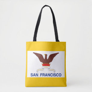 Flag of San Francisco, California Tote Bag