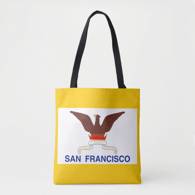 Flag of San Francisco, California Tote Bag (Front)