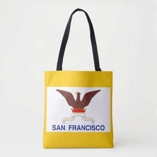 Flag of San Francisco California Tote Bag