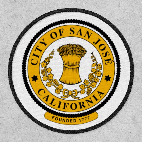 Flag of San Jose California Patch